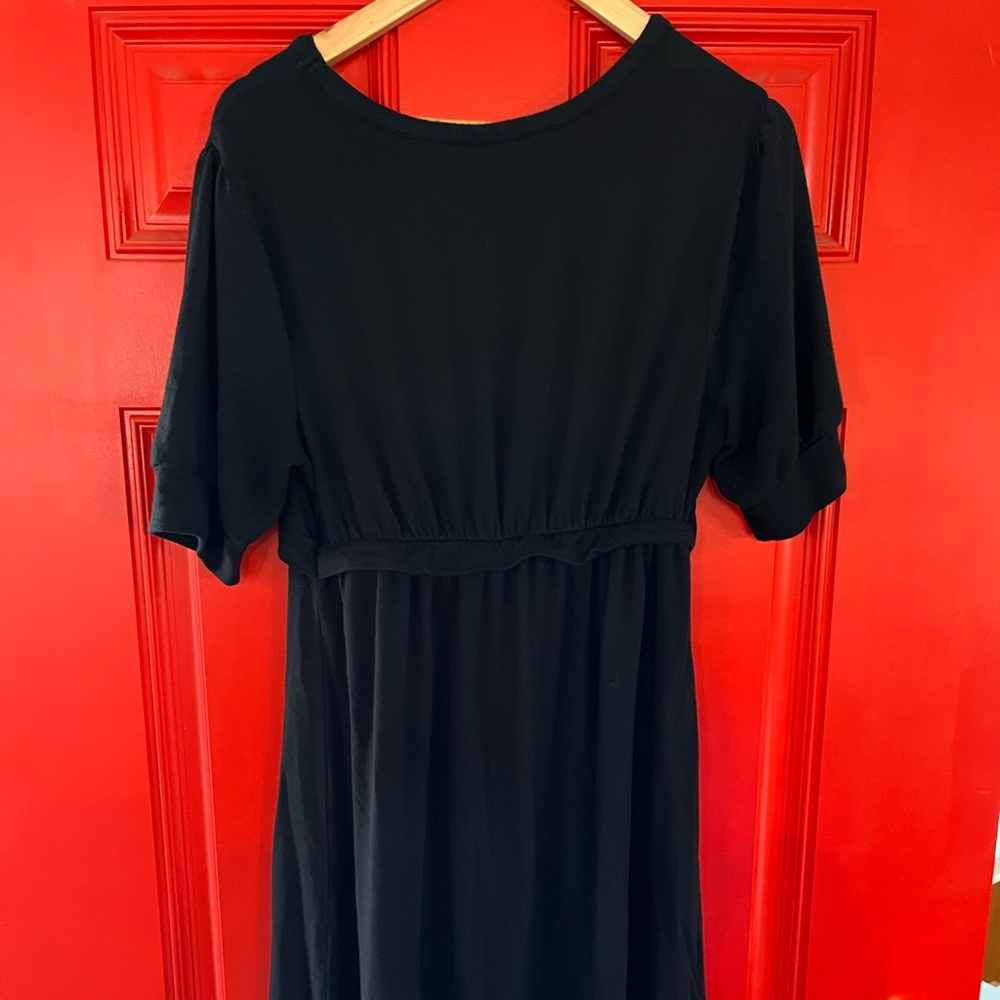 Isabel Maternity/nursing black knee length dress size large - Picture 5 of 5